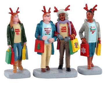 Lemax 12026 – Girls Christmas Shopping Trip, Set of 3
